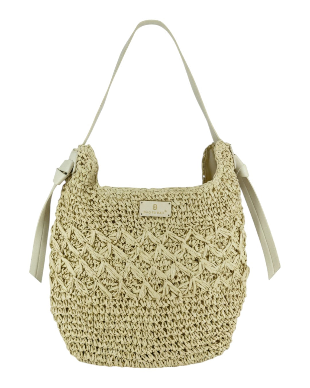 Ψάθινη τσάντα ώμου XY-2638 - Κόκκινο BAG TO BAG