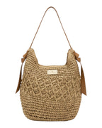 Ψάθινη τσάντα ώμου XY-2638 - Κόκκινο BAG TO BAG