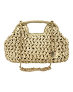 Ψάθινο τσαντάκι χειρός CN26012 - Πράσινο BAG TO BAG