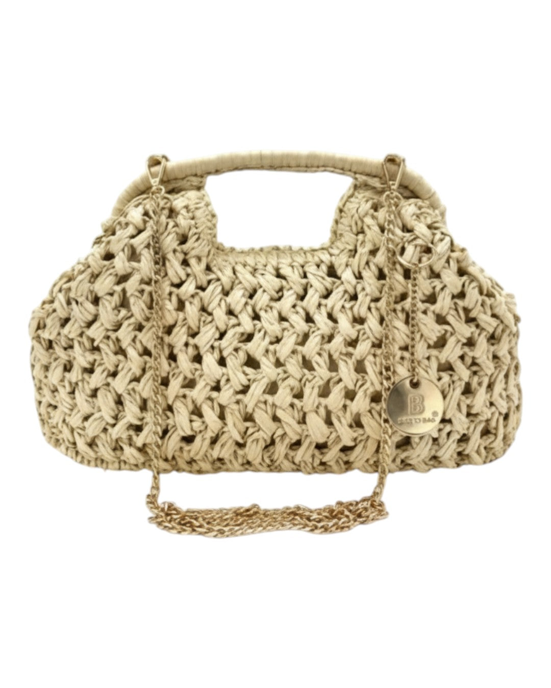 Ψάθινο τσαντάκι χειρός CN26012 - Πράσινο BAG TO BAG