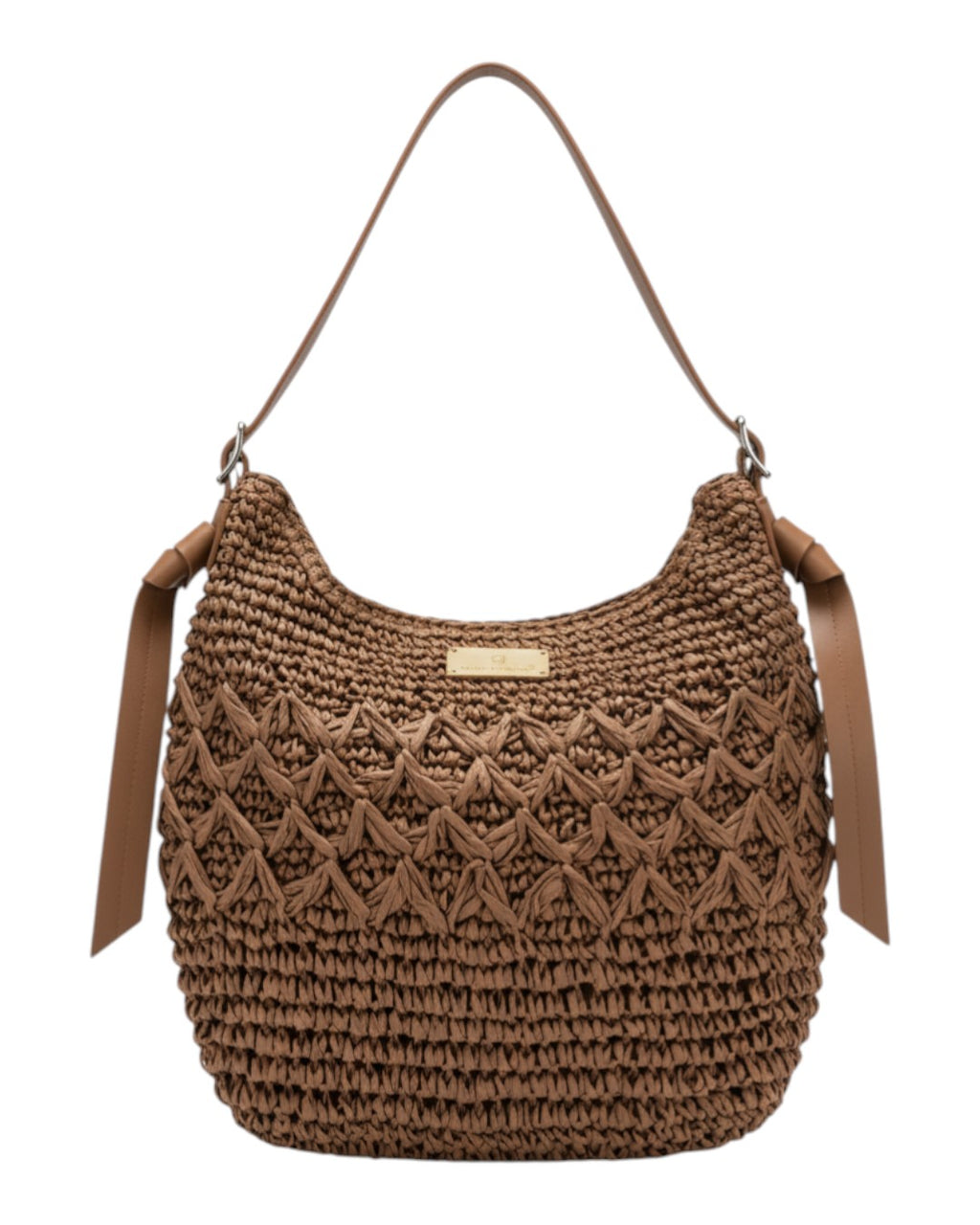 Ψάθινη τσάντα ώμου XY-2638 - Κόκκινο BAG TO BAG