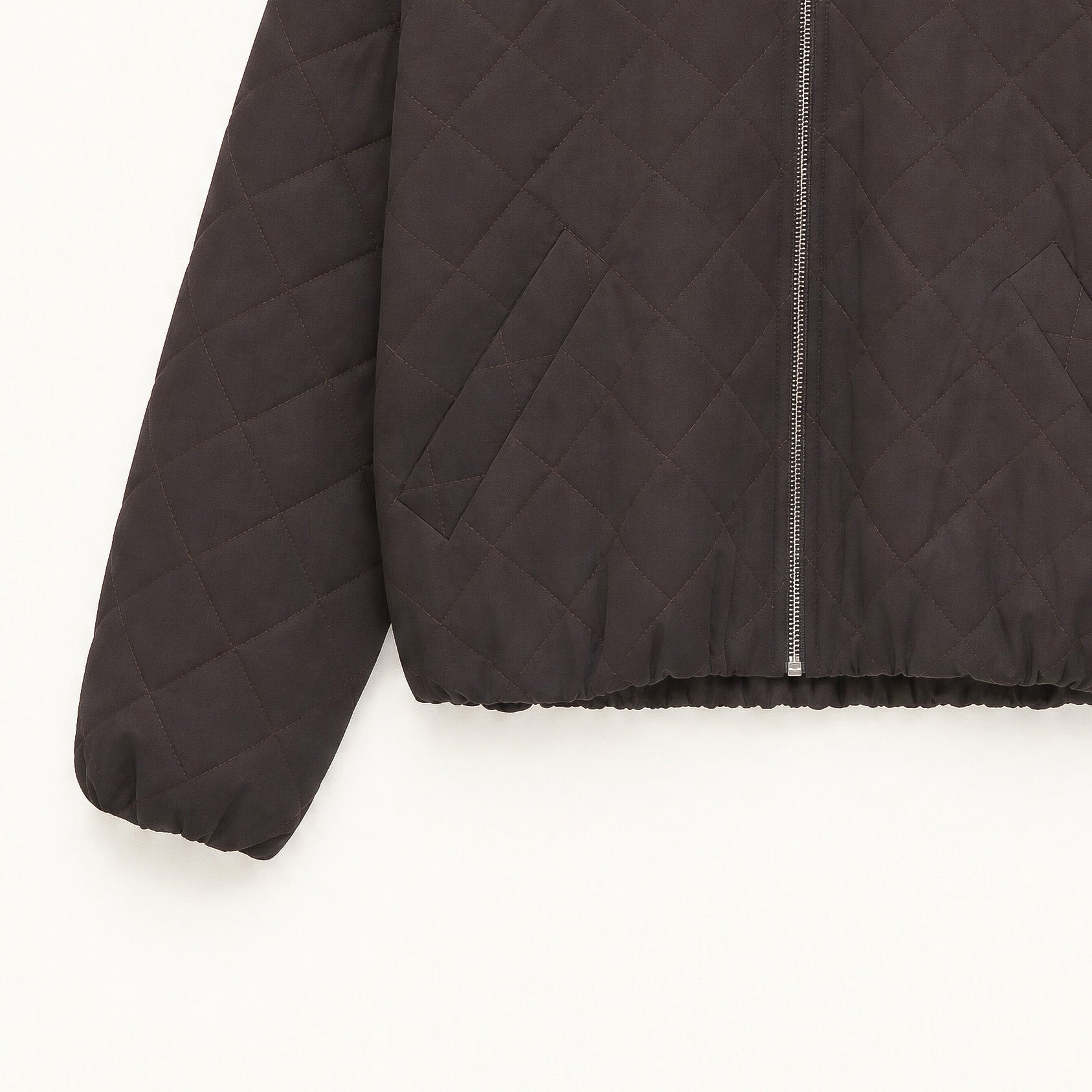 Γυνσικείο Bomber μπουφάν καπιτονέ LUMINA Καφέ LD5994 Lumina Fashion