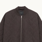 Γυνσικείο Bomber μπουφάν καπιτονέ LUMINA Καφέ LD5994 Lumina Fashion