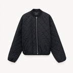 Γυνσικείο Bomber μπουφάν καπιτονέ LUMINA Μαύρο LD5994 Lumina Fashion