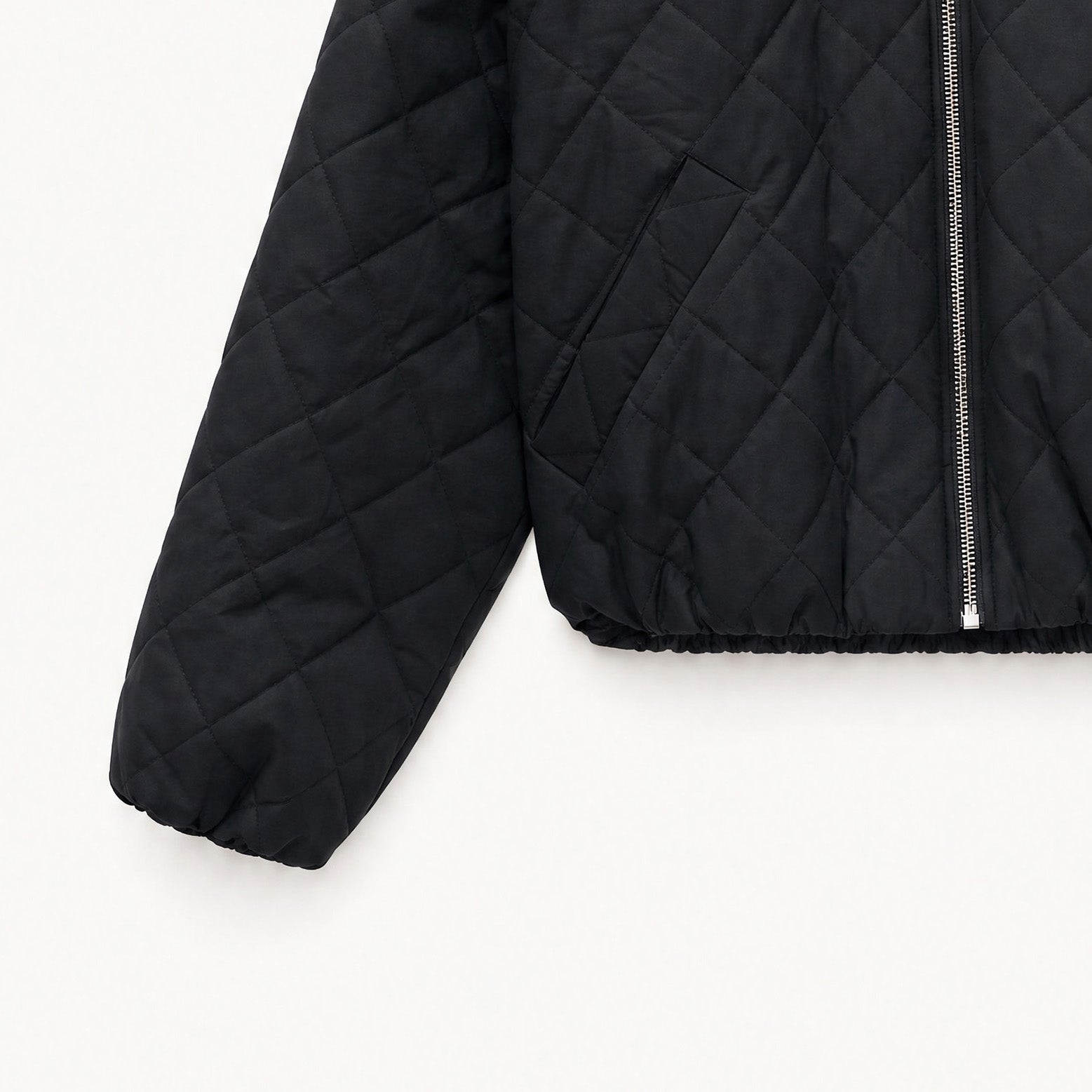 Γυνσικείο Bomber μπουφάν καπιτονέ LUMINA Μαύρο LD5994 Lumina Fashion