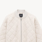 Γυνσικείο Bomber μπουφάν καπιτονέ LUMINA μπεζ LD5994 Lumina Fashion