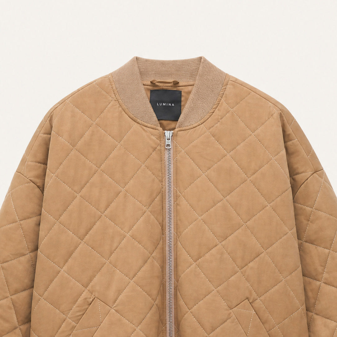 Γυνσικείο Bomber μπουφάν καπιτονέ LUMINA Ταμπά LD5994 Lumina Fashion
