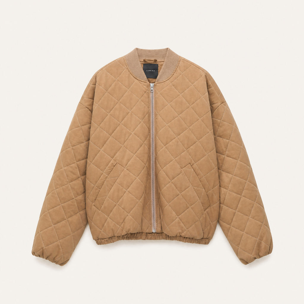 Γυνσικείο Bomber μπουφάν καπιτονέ LUMINA Ταμπά LD5994 Lumina Fashion