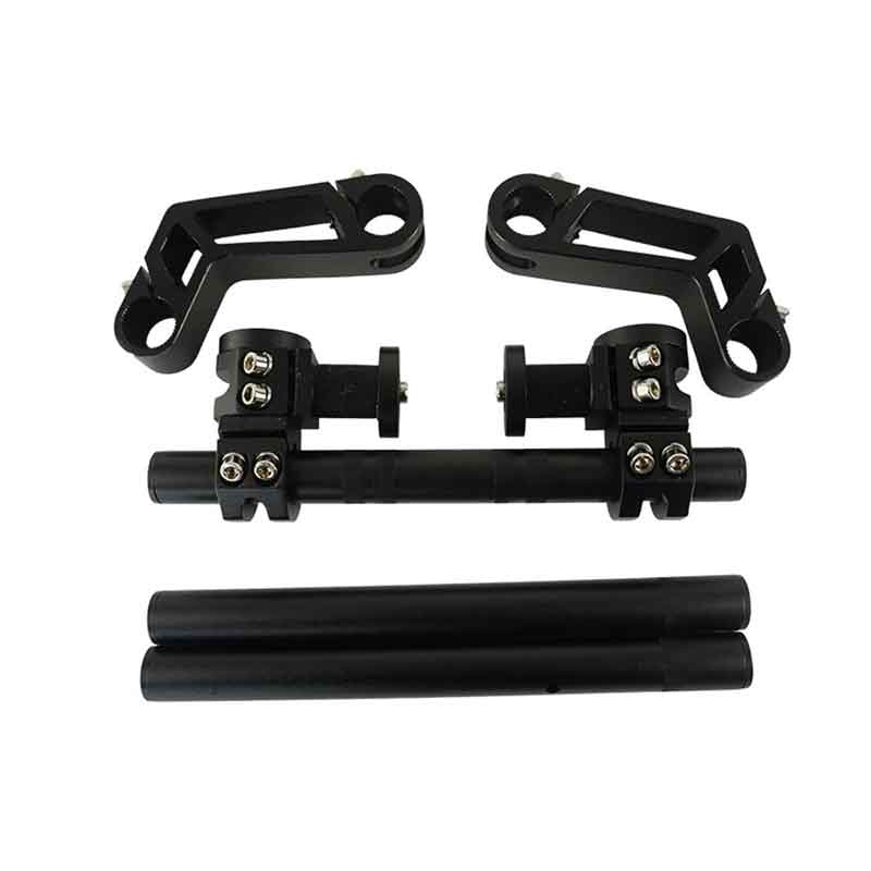 Ρυθμιζόμενο Tιμόνι Mοτοσικλέτας - Adjustable Motorcycle Handlebar - Ασημί OEM