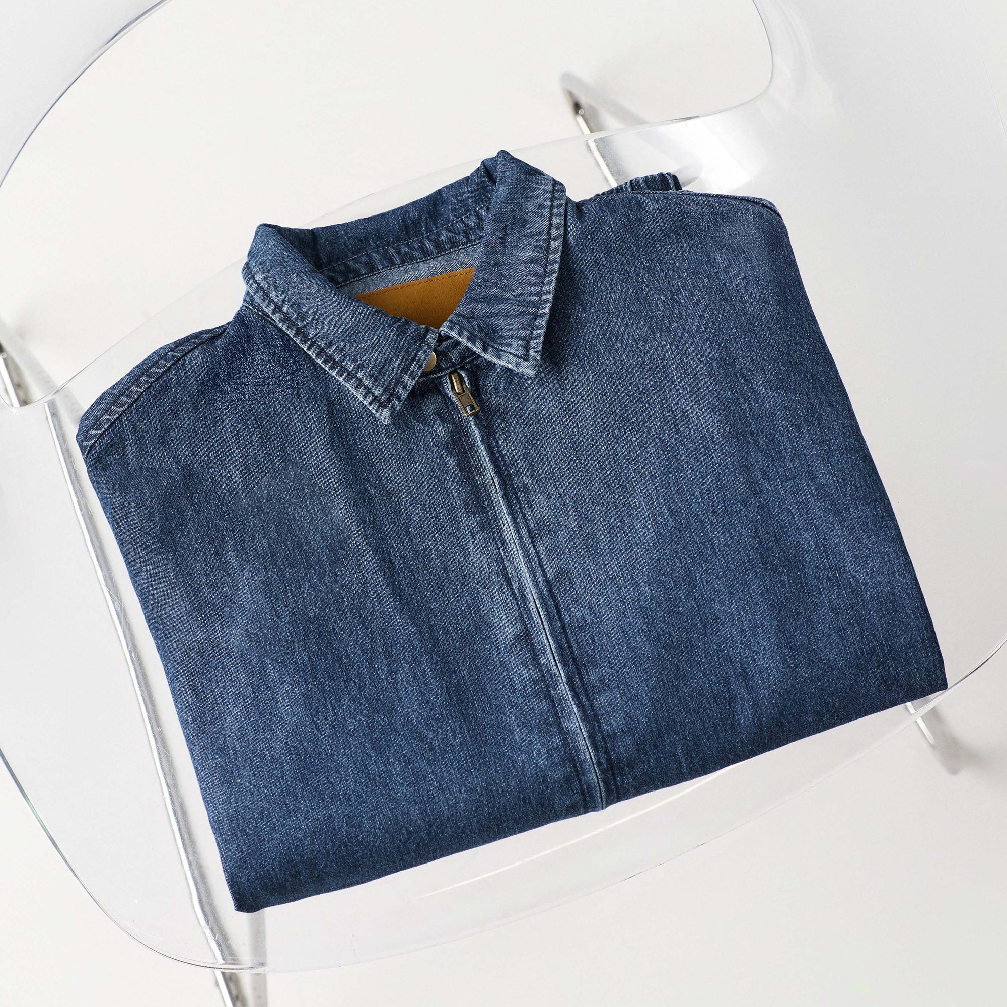 Γυναικεία τζιν μπουφάν Oversized LUMINA Μπλε G173 Lumina Fashion