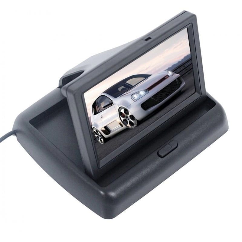 Αναδιπλούμενη οθόνη αυτοκινήτου TFT-LCD Monitor 4.3" OEM