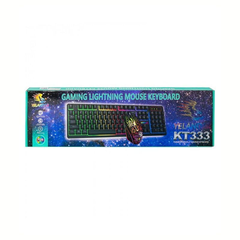 Yelandar Gaming Πληκτρολόγιο και ποντίκι KT333 Yelandar
