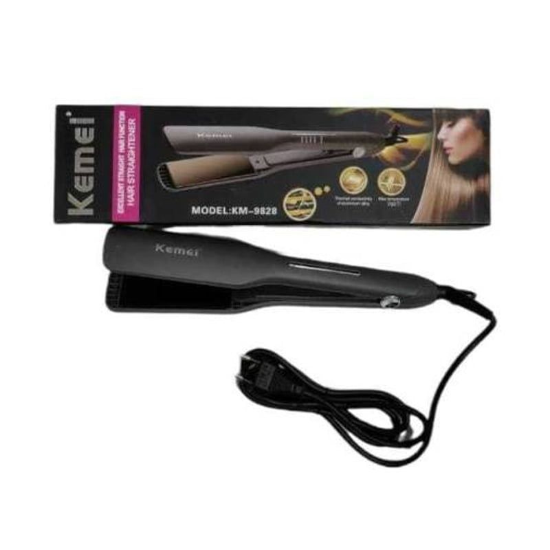 Kemei KM 9828 Πρέσα Μαλλιών με Κεραμικές Πλάκες - Hair straightener OEM