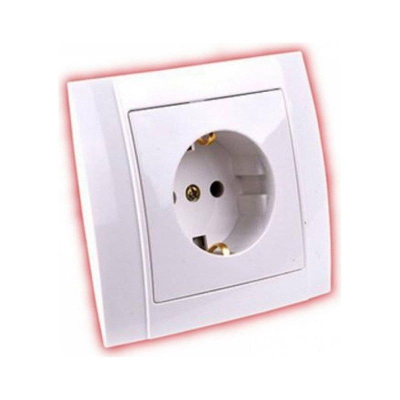 Πρίζα τοίχου εντοιχιζόμενη λευκό Songrui - Wall switch OEM