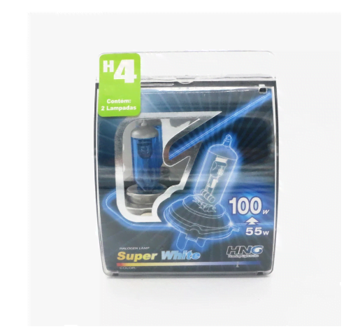HNG Λάμπες Αλογόνου Τύπου Xenon 60/55w 12v H4 5500k 2τμχ - Halogen Lamp Super White 2pcs OEM