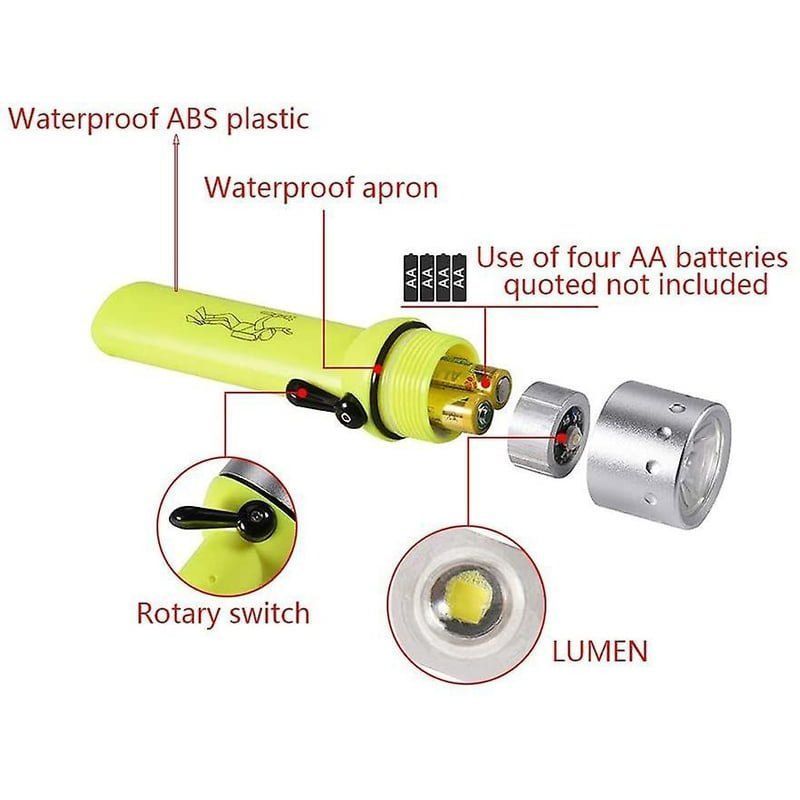 Φακός Κατάδυσης LED Cree 3W OEM