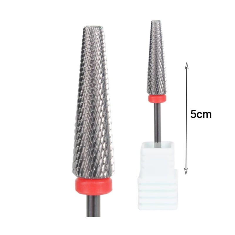 Φρεζάκι καρβιδίου κόκκινο - Carbide nail drill bit red OEM