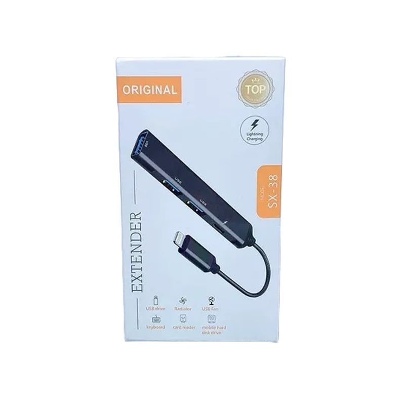 Original SX-38 Extender πολλαπλών Χρήσεων Lightning για iOS - Multifunctional Extender Lightning Charging Original
