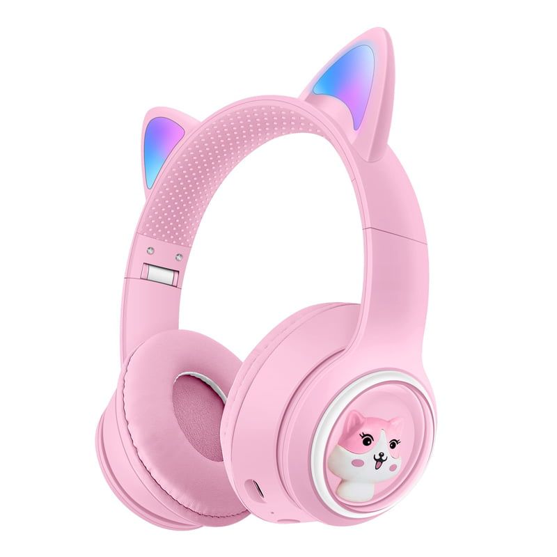 Ασύρματα Ακουστικά με Αυτιά 5.3V AKZ01 - Wireless Cuter Headphones - Μαύρο OEM