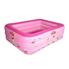 Sainteve παιδική πισίνα φουσκωτή 150x110x50cm SY-A0971 - 3-Ring rectangular swimming pool - Γαλάζιο OEM