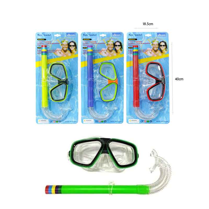 Sainteve Σετ μάσκα θαλάσσης με αναπνευστήρα - Swimming mask & snorkel - Κίτρινο - Μπλε - Πορτοκαλί - Πράσινο OEM