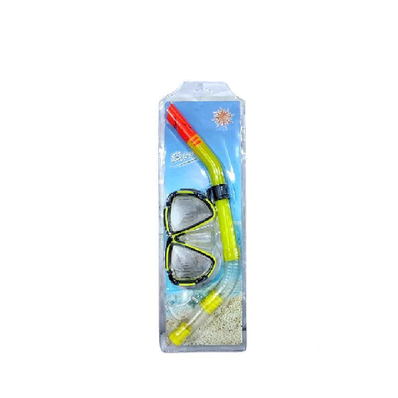 Σετ μάσκα θαλάσσης με αναπνευστήρα - Swimming mask & snorkel - Κίτρινο - Κόκκινο - Μαύρο - Μπλε OEM