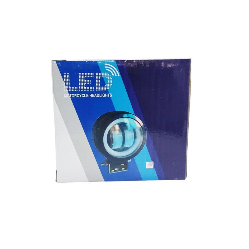 Προβολάκι Μηχανής Led 1τμχ 12-80V - Motorcycle headlight - Μπλε OEM