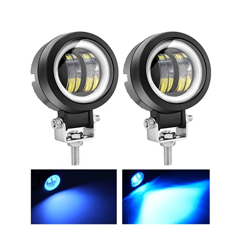 Προβολάκι Μηχανής Led 1τμχ 12-80V - Motorcycle headlight - Μπλε OEM