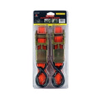 Zhexin Ιμάντας φορτίων 2τεμ 1" x 15FT - Λουριά για στερέωση φορτίου HS-A5-07SP - Ratchet tie ZHEXIN