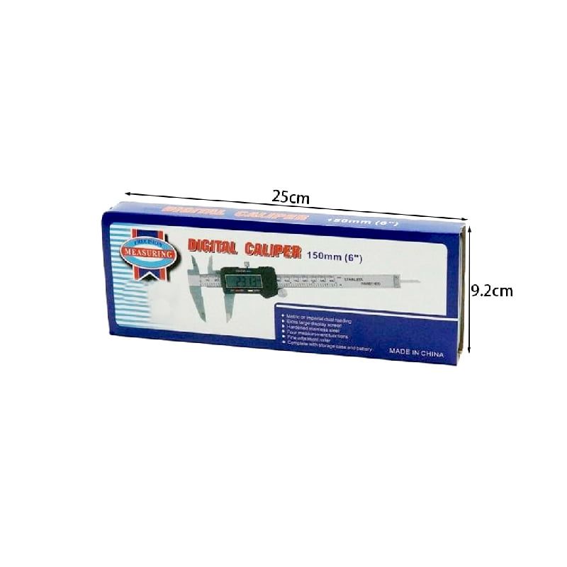 Ψηφιακό παχύμετρο με Οθόνη LED 150MM 6'' - Digital caliper OEM