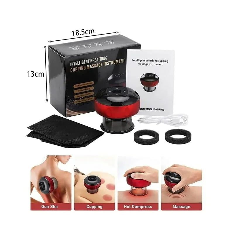 Συσκευή μασάζ - Intelligent Breathing Electric Cupping Massage OEM