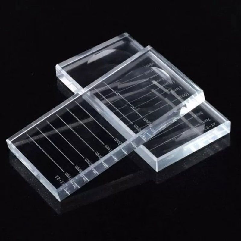 Γυάλινη Παλέτα Tοποθέτησης Βλεφαρίδων - Eyelash palette OEM