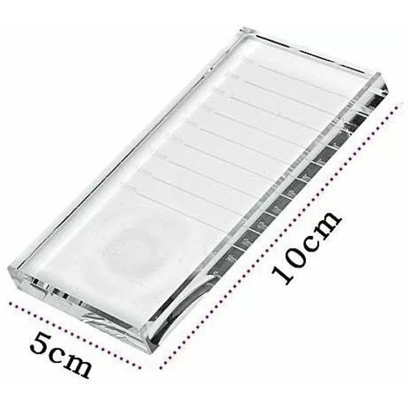 Γυάλινη Παλέτα Tοποθέτησης Βλεφαρίδων - Eyelash palette OEM