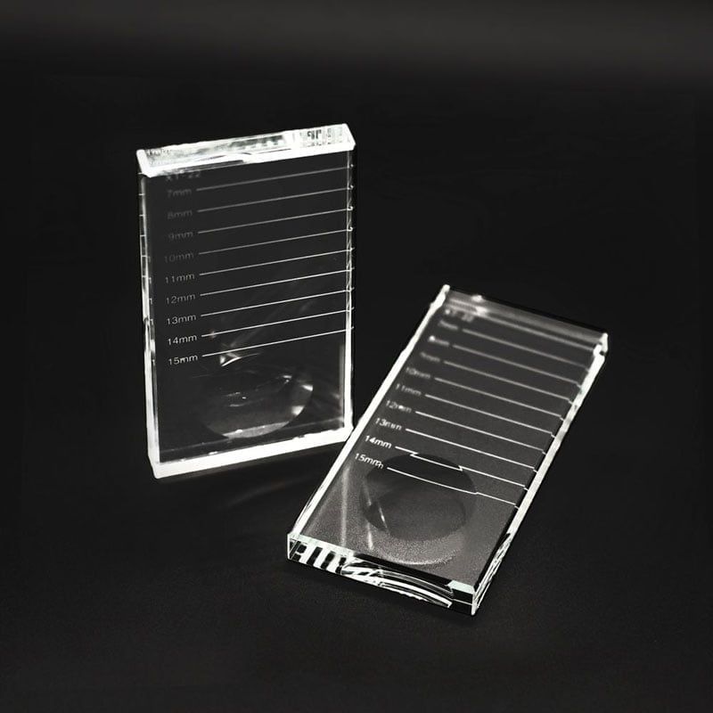 Γυάλινη Παλέτα Tοποθέτησης Βλεφαρίδων - Eyelash palette OEM