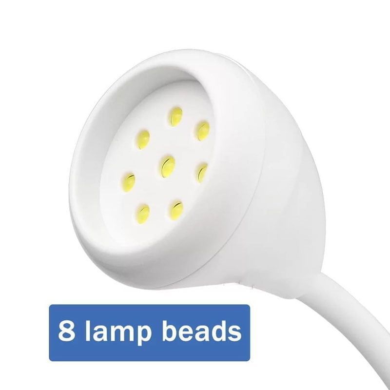 Λάμπα MINI LED UV LAMP 36 Watt με βραχίονα - Mini desk LED UV lamp YC-05 - Λευκό - Ροζ OEM