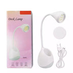 Λάμπα MINI LED UV LAMP 36 Watt με βραχίονα - Mini desk LED UV lamp YC-05 - Λευκό - Ροζ OEM