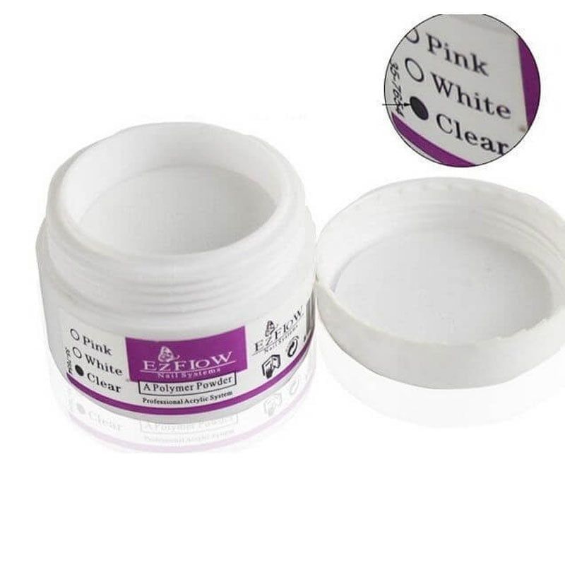 EzFlow Διάφανη σκόνη ακρυλικού - Acrylic Powder Clear OEM