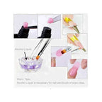 Διπλό Πινέλο Acrylic Gel - Pen for acrylic gel two sides - Ροζ OEM