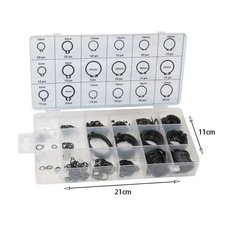 Ασφάλειες SNAP RING σετ 300 τεμαχίων - Snapring assortment 300pcs OEM