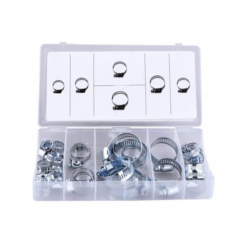 Σφιγκτήρες Inox σε 6 Μεγέθη 26τμχ- Hose Clip Assortment 26pc OEM
