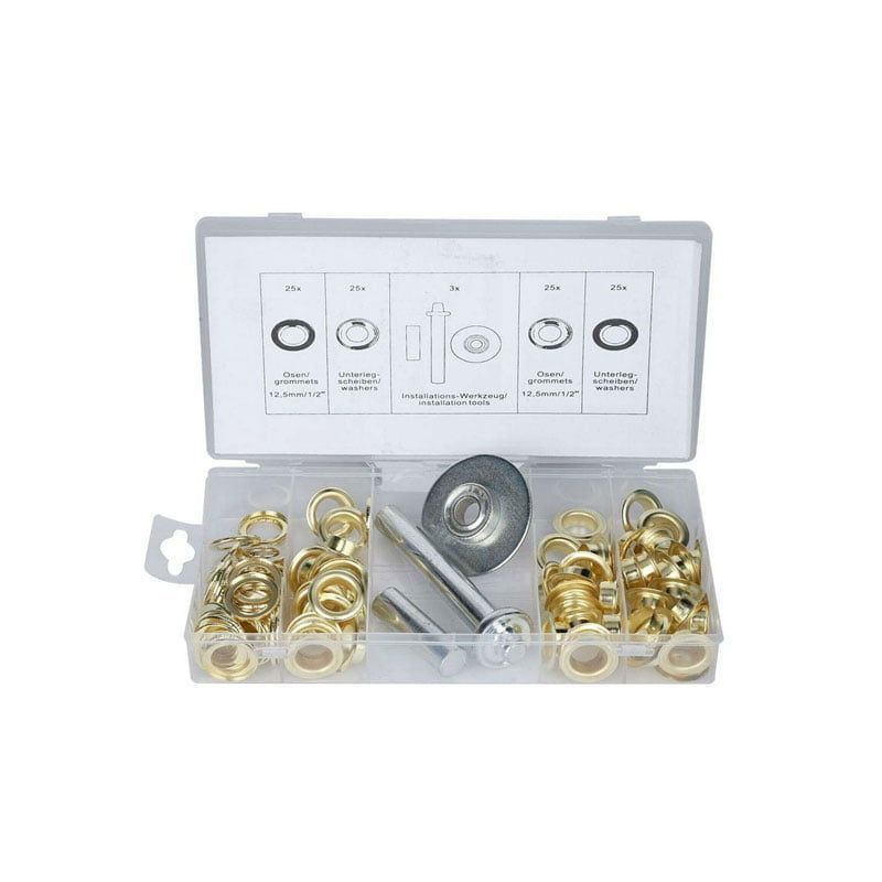 Σετ Μπουντούζια για Άνοιγμα Οπών 103τμχ - Gromment Kit With Tool 103 OEM
