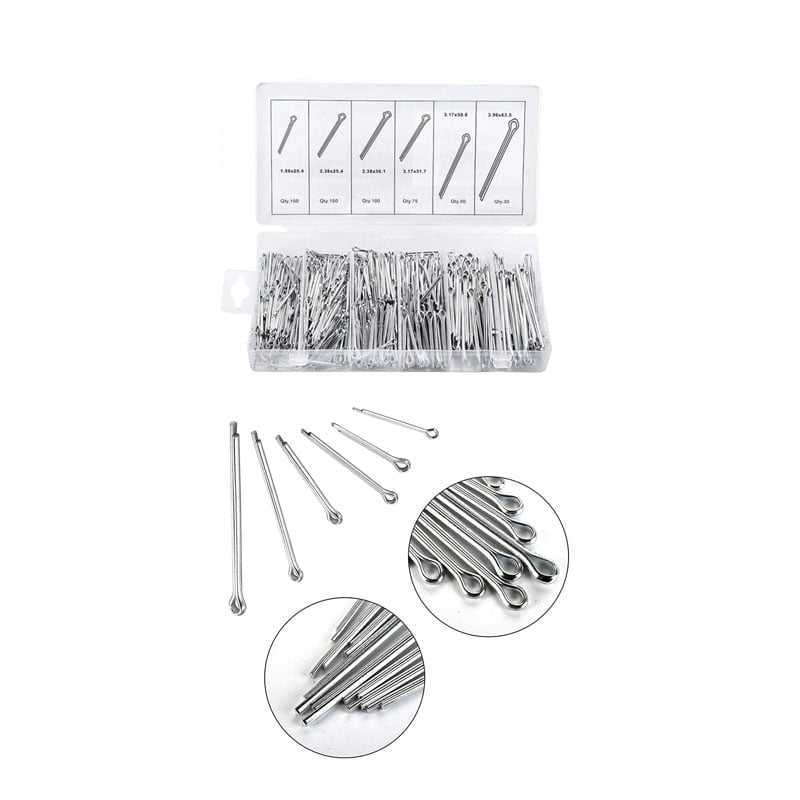 Κοπίλιες ασφάλειες σετ 555τμχ - Cotter pin assortment OEM