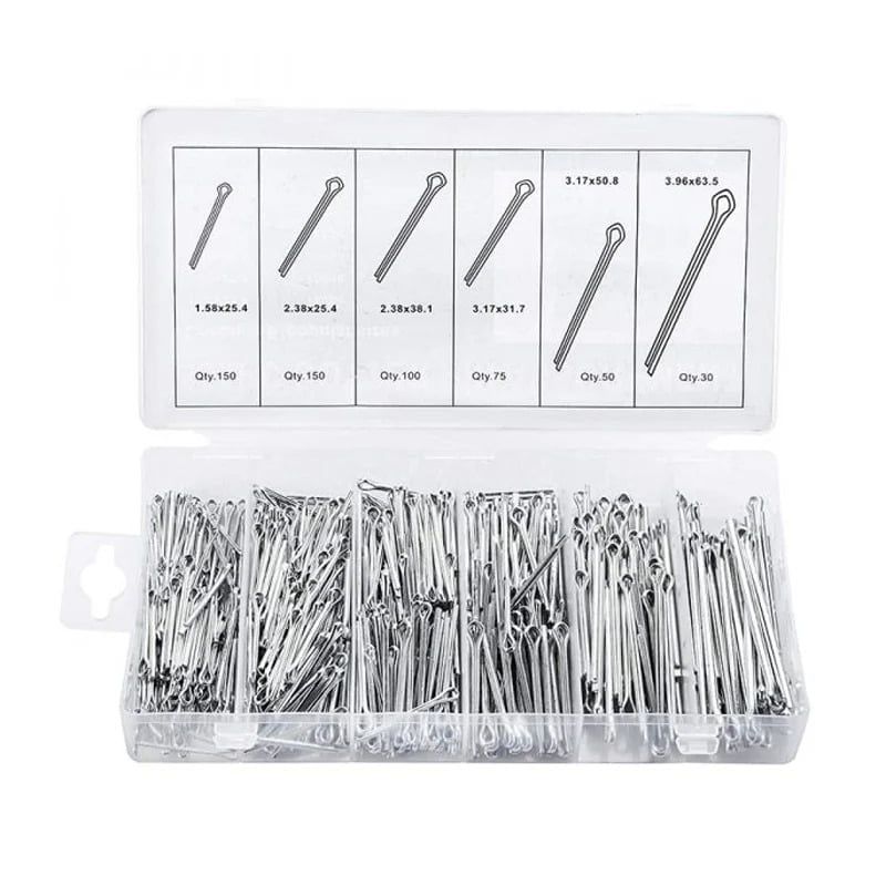 Κοπίλιες ασφάλειες σετ 555τμχ - Cotter pin assortment OEM
