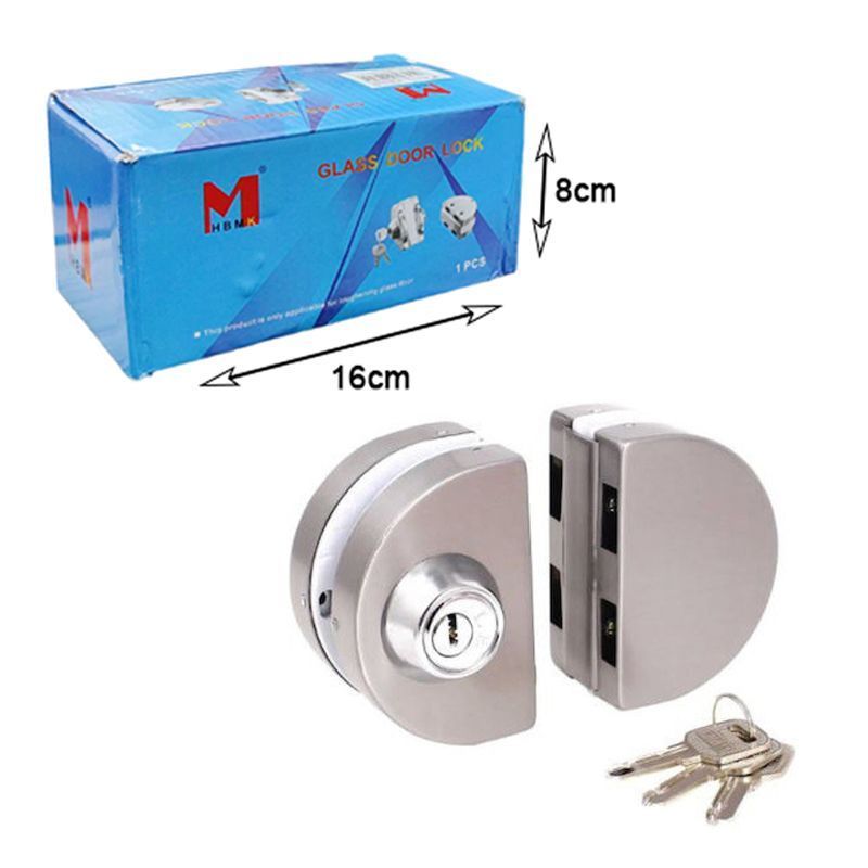 HBMK Κλειδαριές Γυάλινης Πόρτας - Glass Door Lock HBMK