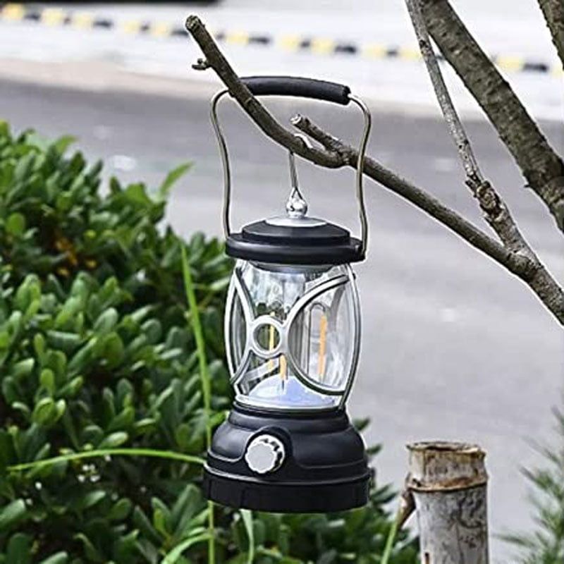 Επαναφορτιζόμενο LED Φανάρι Κάμπινγκ - Vintage camping lamp (Αντιγραφή) OEM