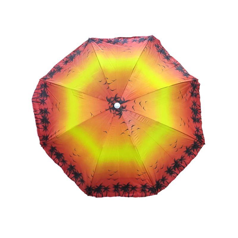Ομπρέλα Θαλάσσης Στρόγγυλη Φ183cm - Umbrella - Κόκκινο - Μπλε - Πορτοκαλί - Πράσινο OEM