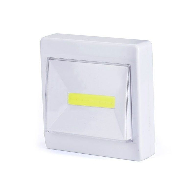 Φωτιστικό Διακόπτης Τοίχου 3W - Battery-powered COB light Switch OEM