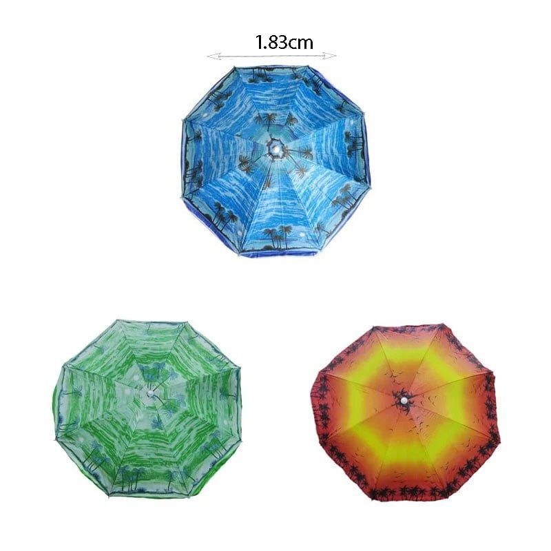 Ομπρέλα Θαλάσσης Στρόγγυλη Φ183cm - Umbrella - Κόκκινο - Μπλε - Πορτοκαλί - Πράσινο OEM