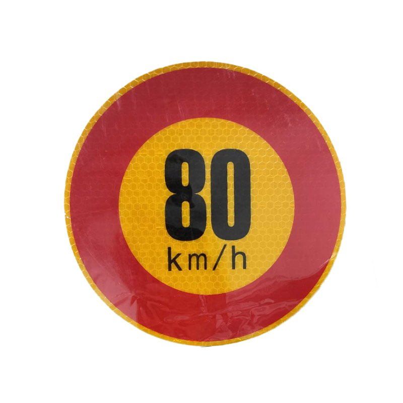 Αυτοκόλλητο Όριο Ταχύτητας 80 km/h - Sticker limit OEM