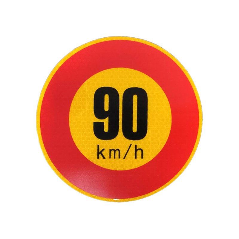 Αυτοκόλλητο Όριο Ταχύτητας 90 km/h - Sticker limit OEM